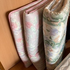 【決まりました】厚手敷シングル布団2枚セットの画像