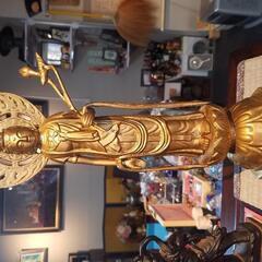 観音様　骨董品　アンティークの画像