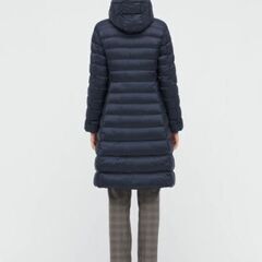 新品未使用　2022年　ユニクロ　ウルトラライトダウンフーデットコート　Mサイズ　NAVY　紺の画像