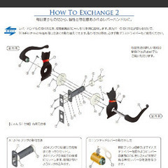 犬レバーハンドル　黒色の画像