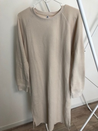 UNIQLOワッフルワンピース　長袖　160cm