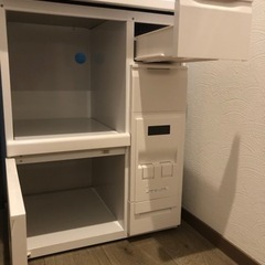 レンジ台米びつ付きの画像