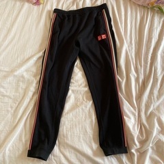 錦織選手着用デザイン UNIQLO ロゴ入り パンツ L 黒