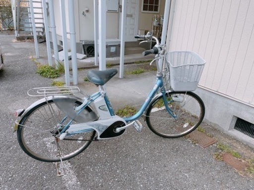 パナソニック 電動自転車 青 24インチ