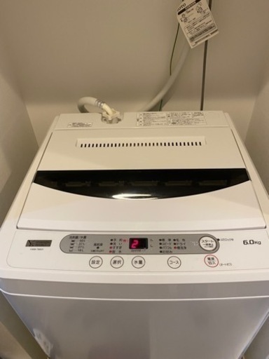 2019年製　洗濯機　6キロ　YWM-T60G1