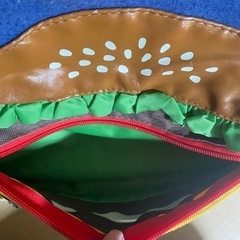 ハンバーガー リュックの画像