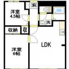 🐳ジモティー限定　仲介手数料０円🐳初期費用１４万円　２LDK🌈 - 千葉市
