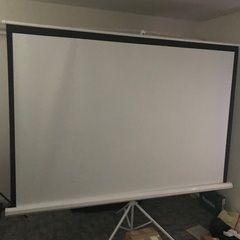 プロジェクタースクリーン 100インチ 大型スクリーン 三脚自立...