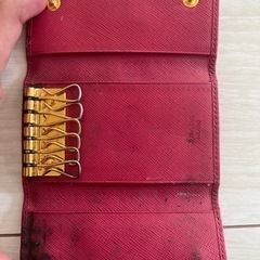 PRADA キーケース　ピンクの画像