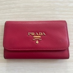 PRADA キーケース　ピンク