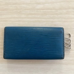 ルイヴィトン　4連キーケース　エピ　ブルーの画像