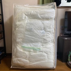 敷布団と掛け布団のセットの画像