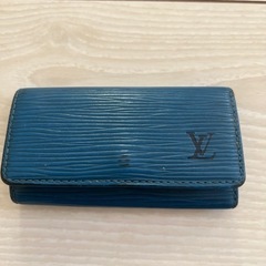ルイヴィトン　4連キーケース　エピ　ブルーの画像