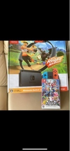 switch スマブラ　リングフィット3点セット