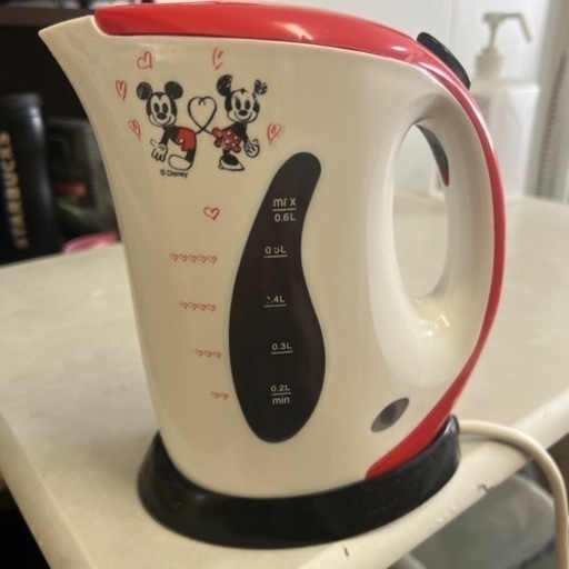 電気ケトル　ミッキーミニー