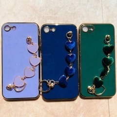 iPhone7.8 ケース　カバー　緑の画像
