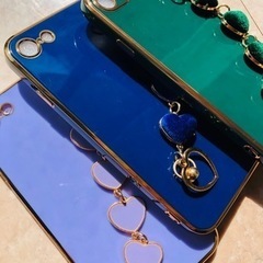 iPhone7.8 ケース　カバー　緑の画像