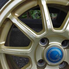 185/60R15 タイヤ・アルミ4本セットの画像