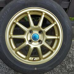 185/60R15 タイヤ・アルミ4本セットの画像