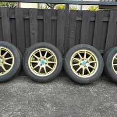 185/60R15 タイヤ・アルミ4本セットの画像