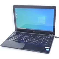 Wi-Fi有 ノートパソコン 中古美品 NEC PC-LS150NSB 15.6型 Celeron 4GB 大