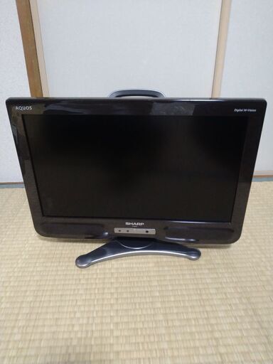 【値下げ】液晶テレビ　SHARP　AQUOS20型　ブラウン