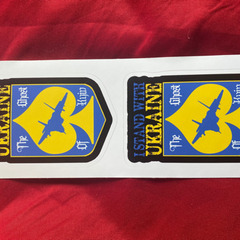 キエフの幽霊　Ghost of Kyiv Stickers ステッカー2枚　ミリタリー　ウクライナの画像