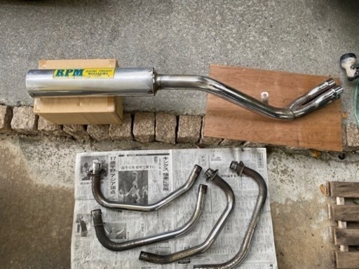 YAMAHA xjr400 マフラー　RPM管