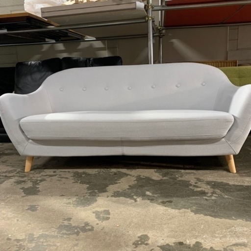 【5/3終】☆状態良好☆ 3人掛けソファ 布製 幅170㎝ 椅子 チェア 菊KK