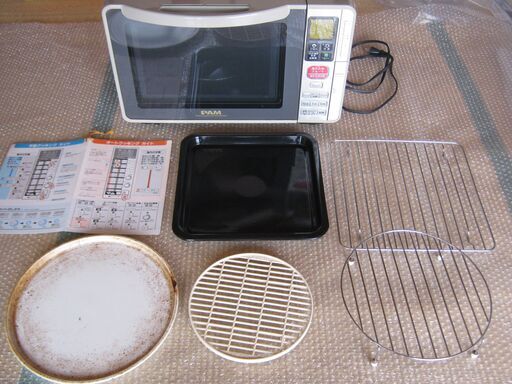 日立オーブンレンジ 完動品 中古 MRO-SA3 説明書付 基板スイッチ20ヶ交換済品
