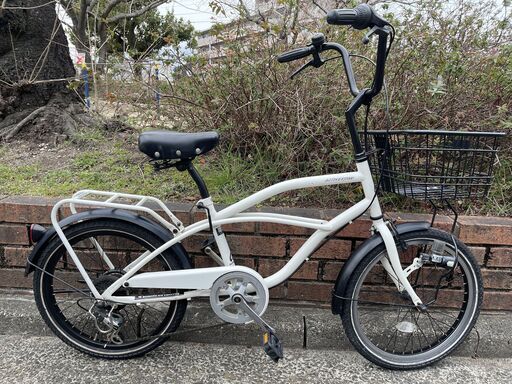 中古自転車 20インチ 小径車 ワイヤー錠付き