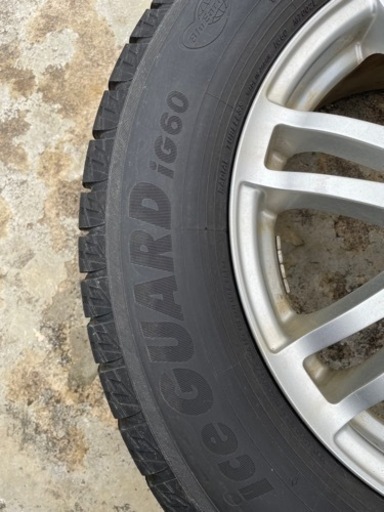 スタッドレスiG60  1セット（アルミ、1シーズンのみ使用）