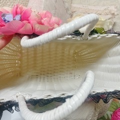 お出かけカゴバック　大の画像