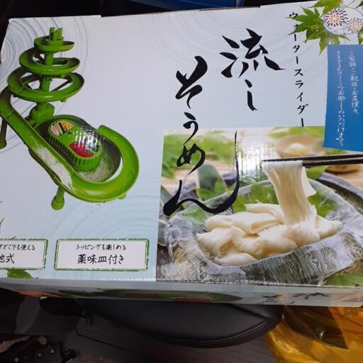 そうめん流し機 オマケでチョコフォンデュ機も♡