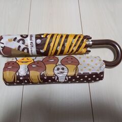 《未使用品》なめこ折り畳み傘①【値下げ】