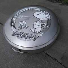 パジェロミニ　スヌーピータイヤカバー