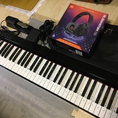 電子ピアノ&ヘッドセット&別売りペダル