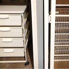 IKEA スチール引き出し2個セット