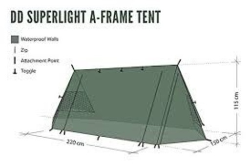 DDハンモック DD SuperLight - A-Frame Tent