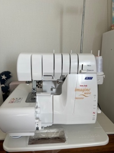 【値下げ❗️】baby lock  ロックミシン　2本針4本糸差動付ロック　imagin wave