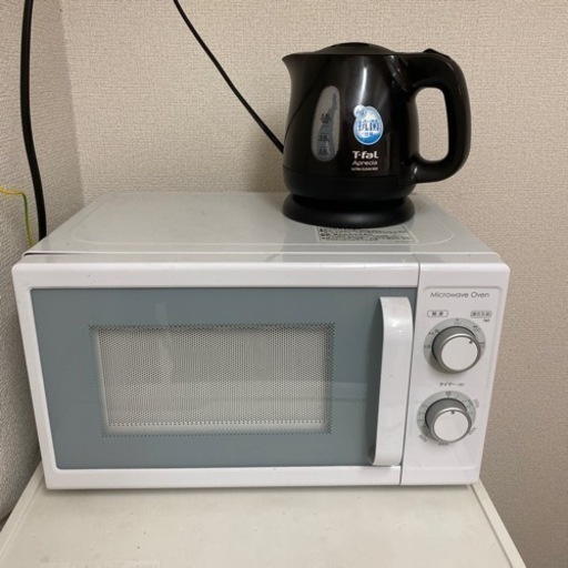 電子レンジと電気ポット（受け渡し予定者決定）