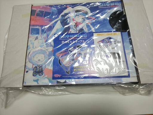 GW期間値下げ 初音ミク snow miku 折れ脚テーブル