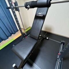 筋トレ　3D　スミスマシン+オリンピックプレート70㎏+ベンチの画像