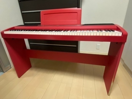 KORG コルグ　電子ピアノ　赤　レッド