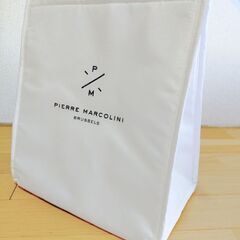 美品★ピエールマルコリーニの保冷バッグ白