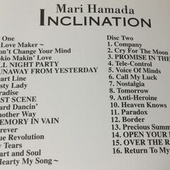 CDアルバム　浜田麻里 / Anti-Heroine / INCLINATION（2枚組）　２枚で８００円の画像