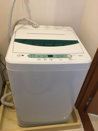 全自動洗濯機　4.5kg 2016年製