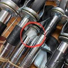 メタルラックお譲りします！（2台、1台ジャンク品）の画像