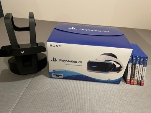 PSVR【美品】、ソフト5本、オマケ付き