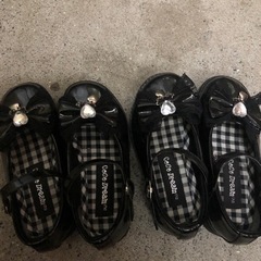 女の子靴、卒園式、入学式子供靴の画像